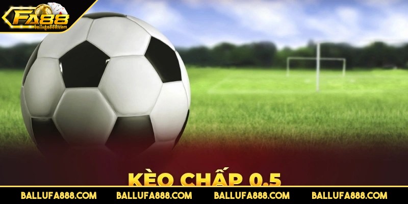 Kèo chấp 0.5 trái khá phổ biến trong kèo châu Á